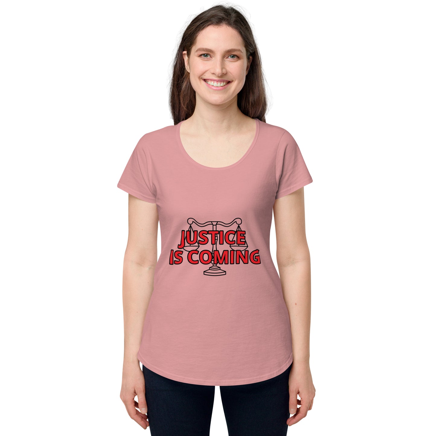 TWD JUSTICE Women’s round neck tee