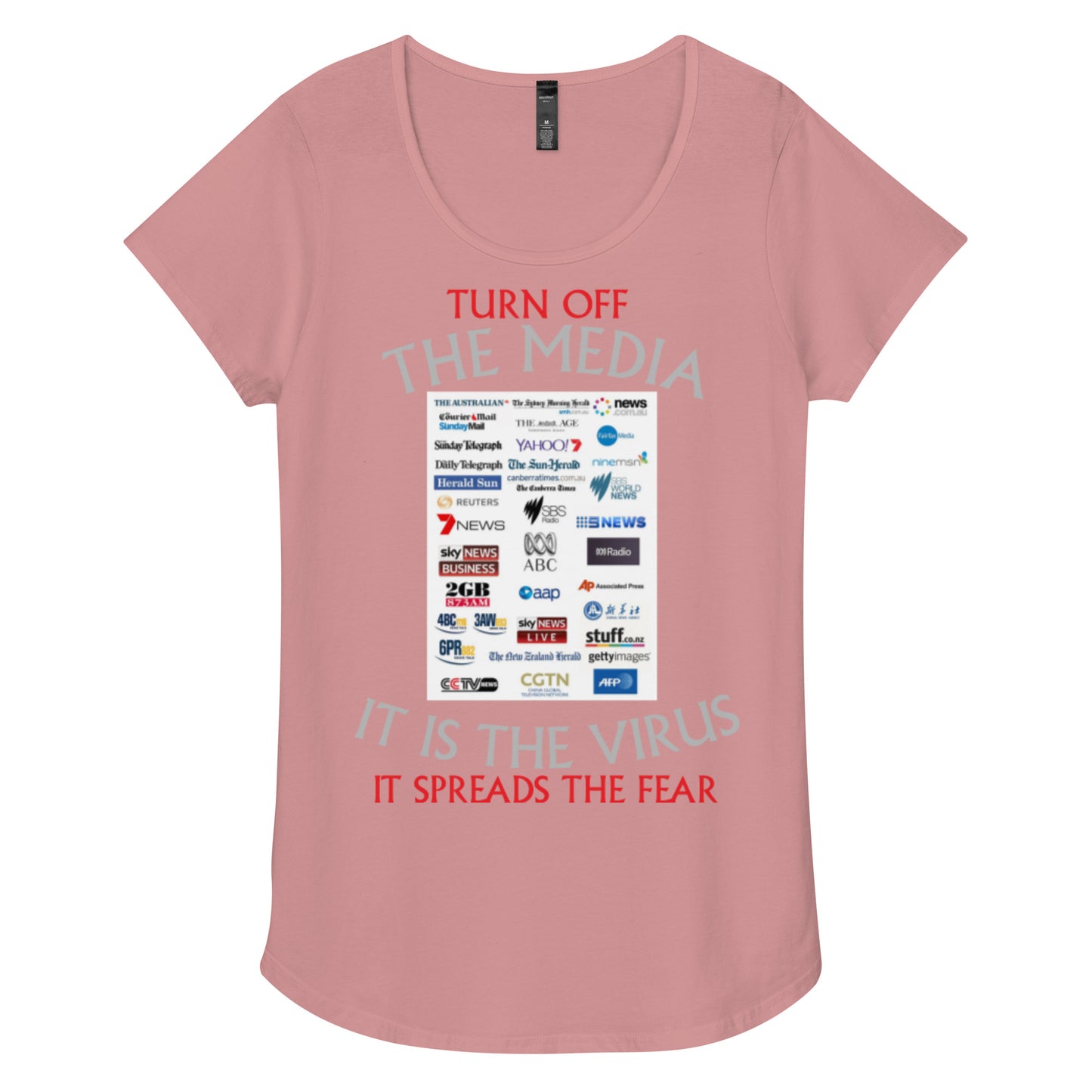 THE VIRUS Women’s round neck tee