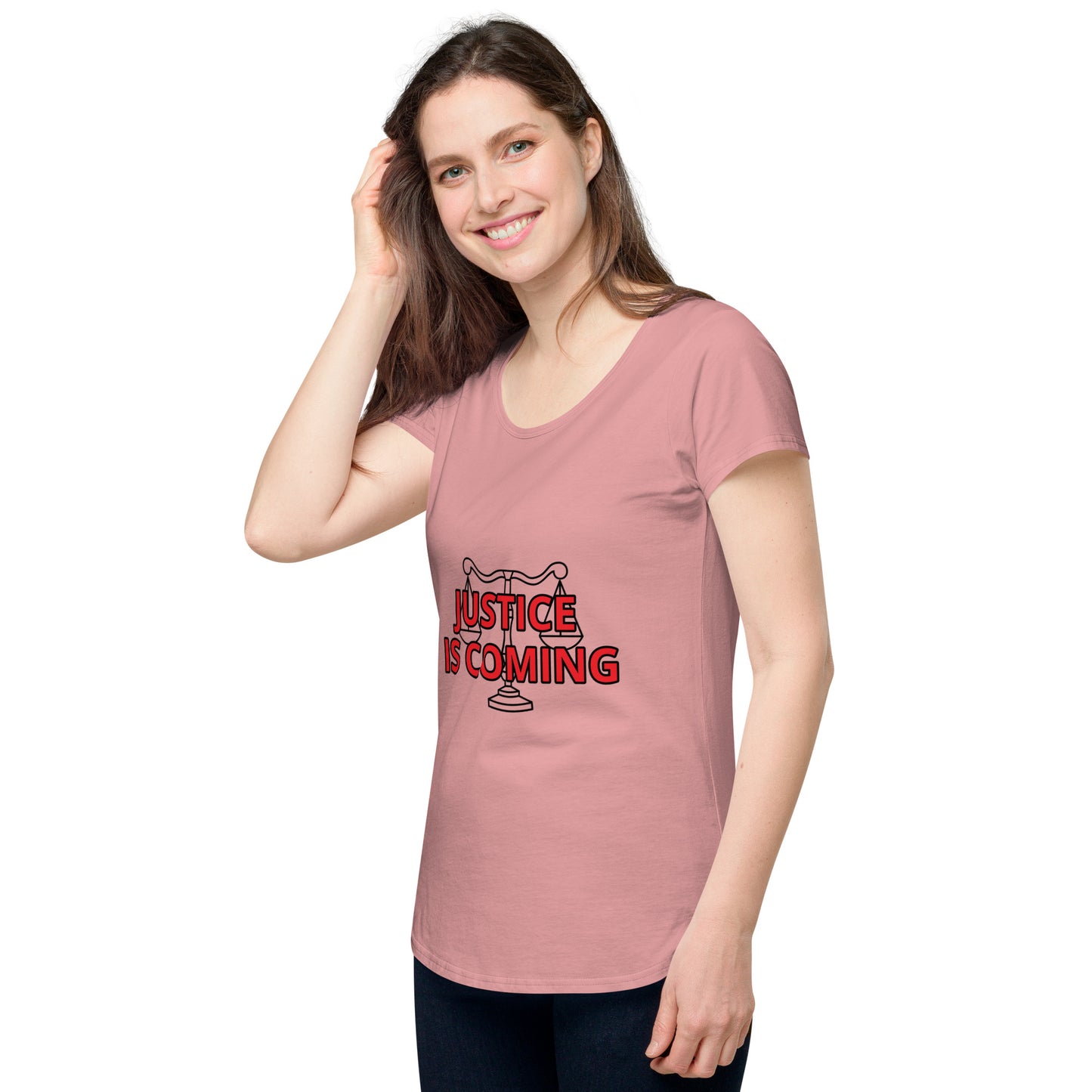 TWD JUSTICE Women’s round neck tee