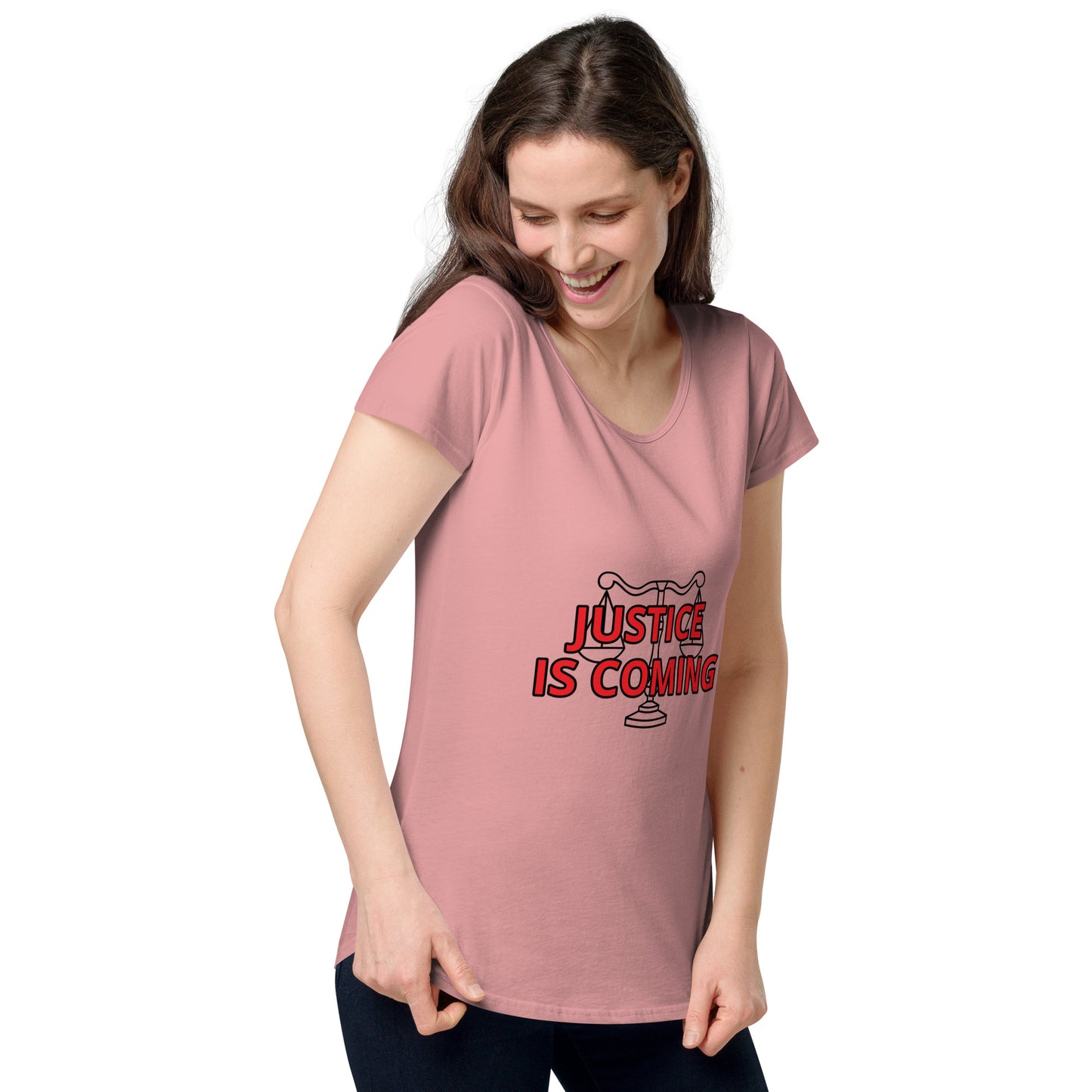 TWD JUSTICE Women’s round neck tee