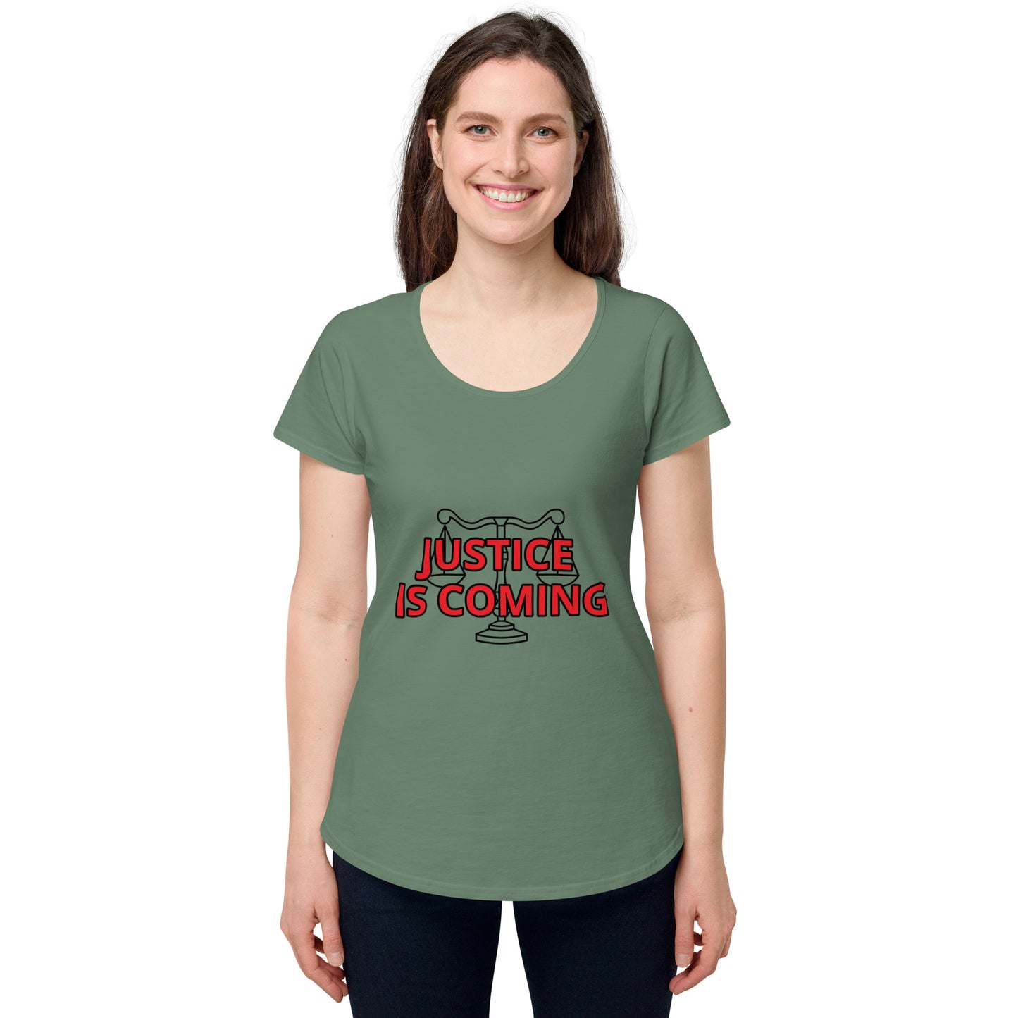 TWD JUSTICE Women’s round neck tee