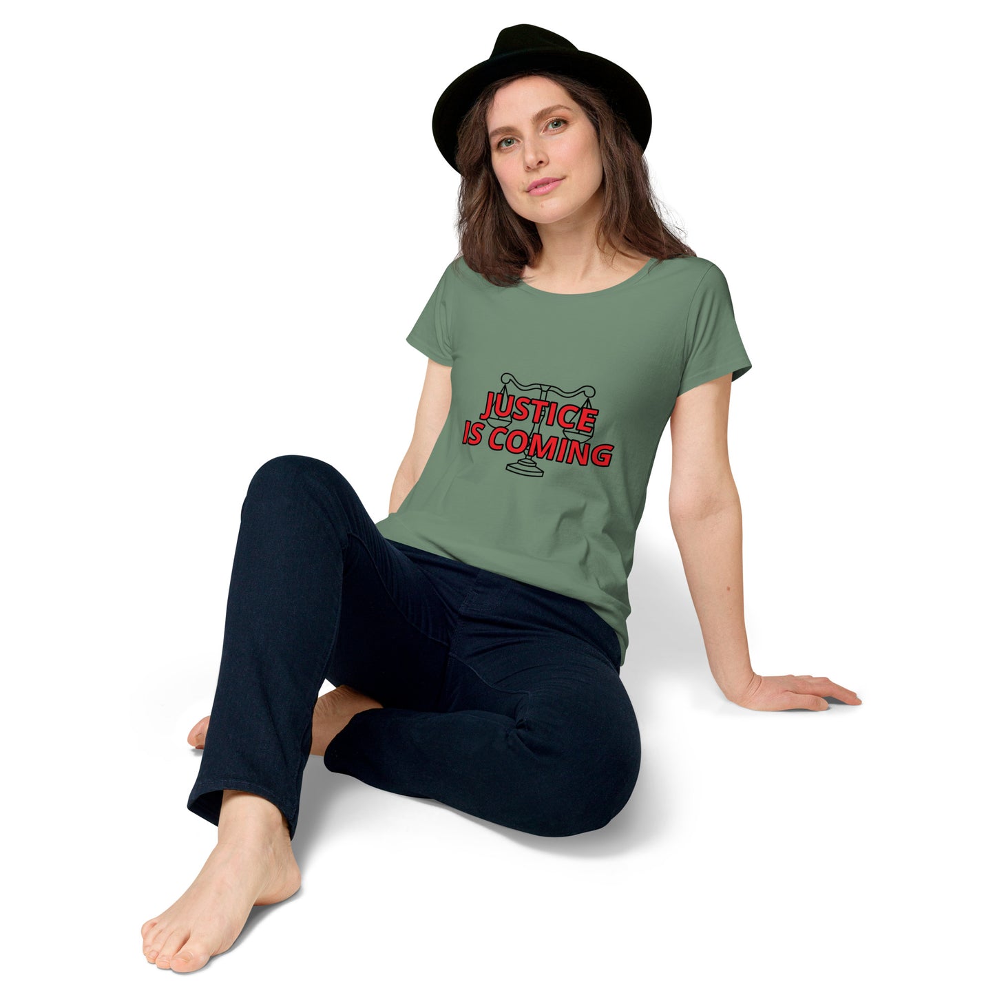 TWD JUSTICE Women’s round neck tee
