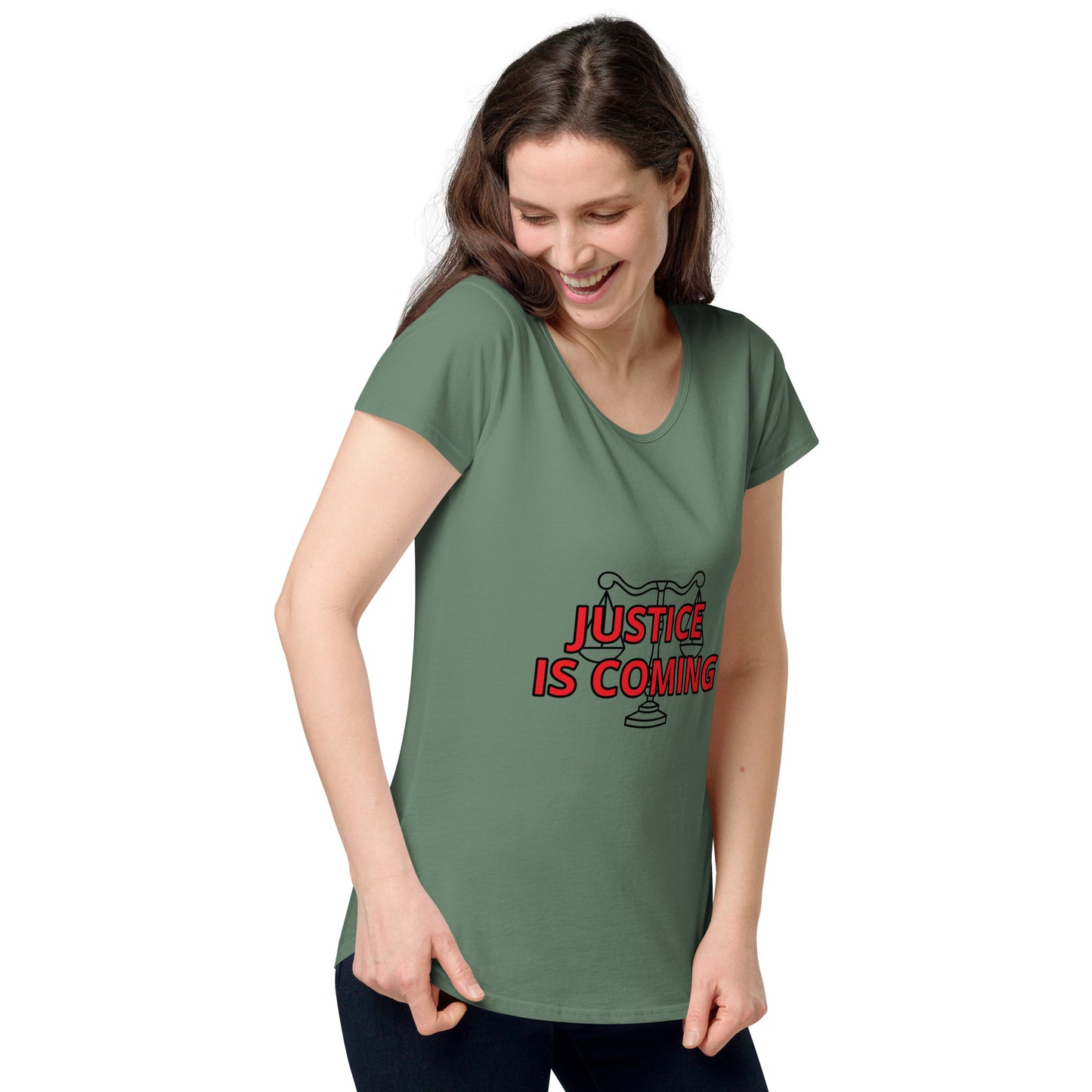 TWD JUSTICE Women’s round neck tee