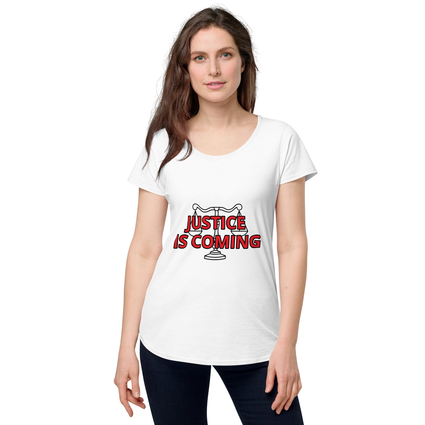 TWD JUSTICE Women’s round neck tee