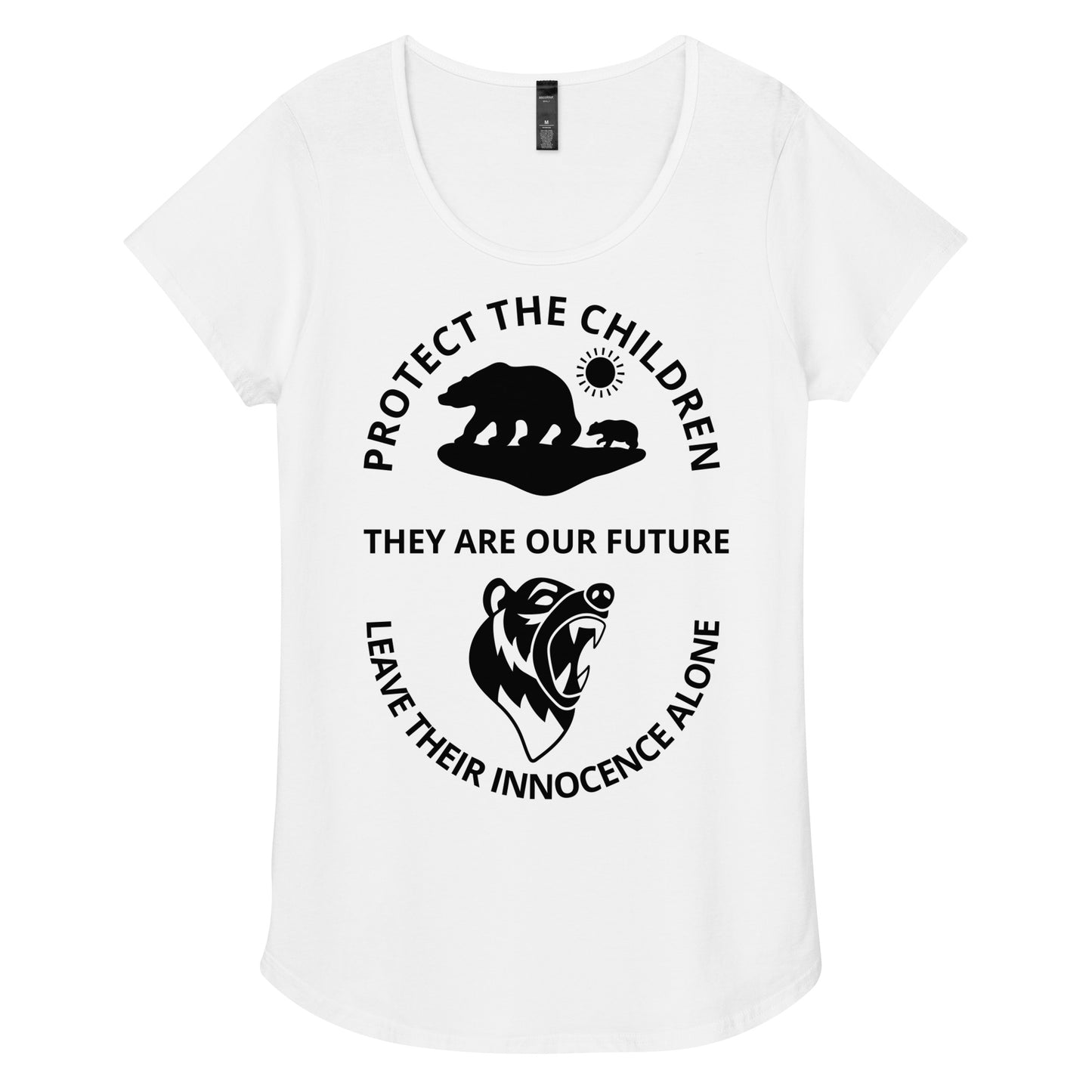 TWD PROTECT THE CHILDREN Women’s round neck tee