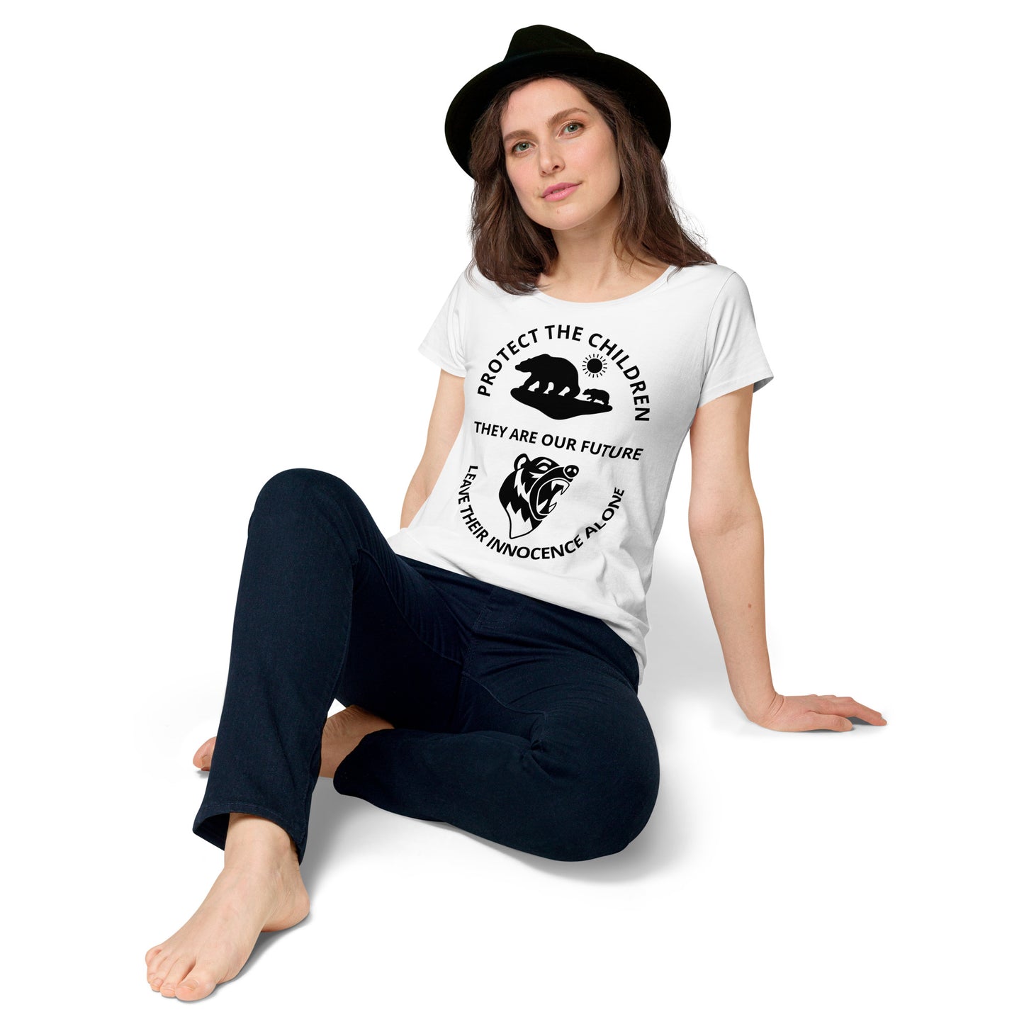 TWD PROTECT THE CHILDREN Women’s round neck tee