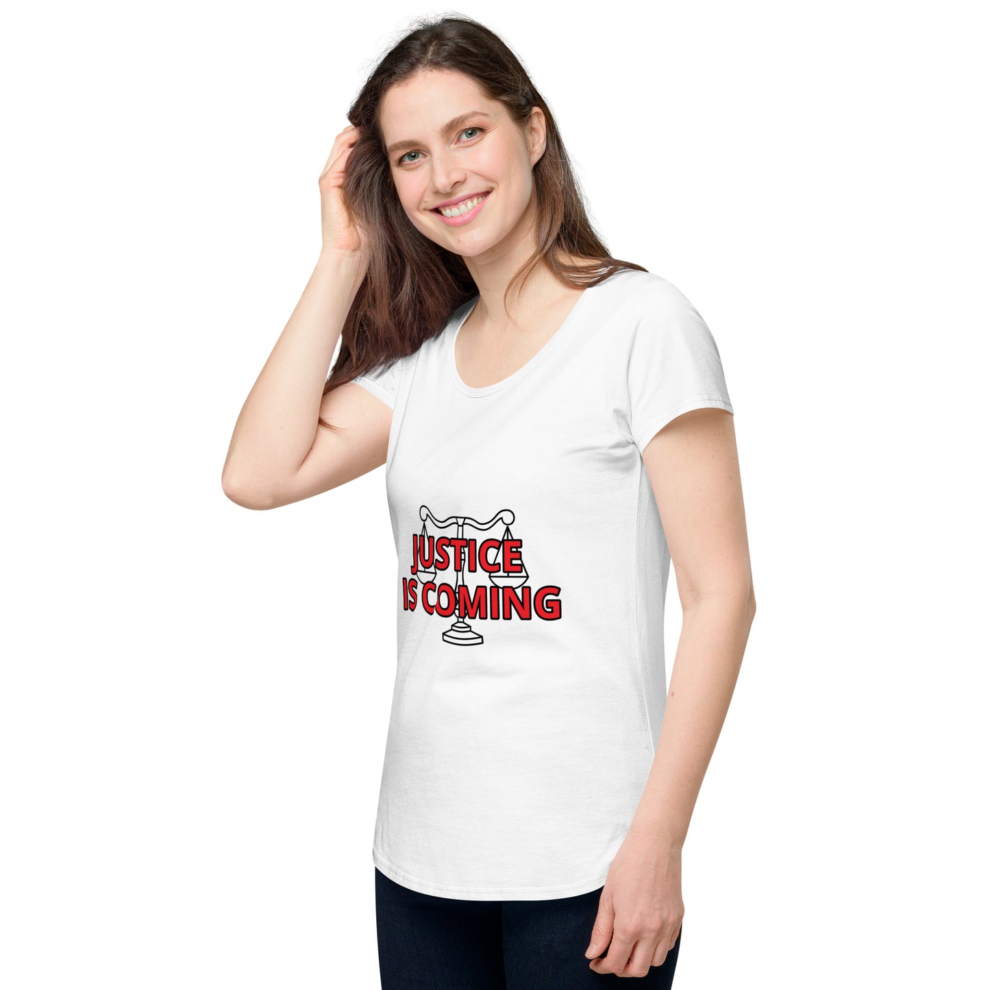 TWD JUSTICE Women’s round neck tee