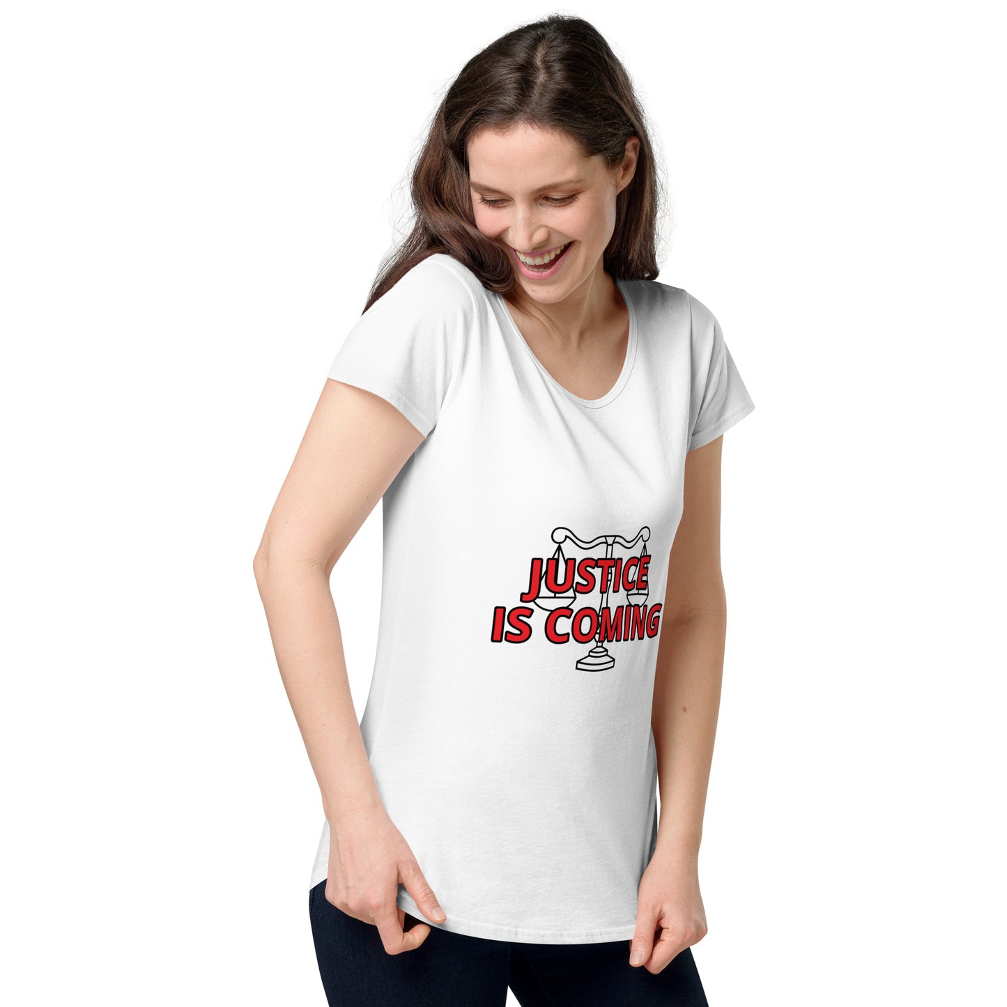 TWD JUSTICE Women’s round neck tee